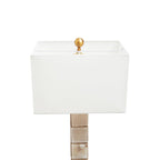 Caldera White Fabric Shade Table Lamp
