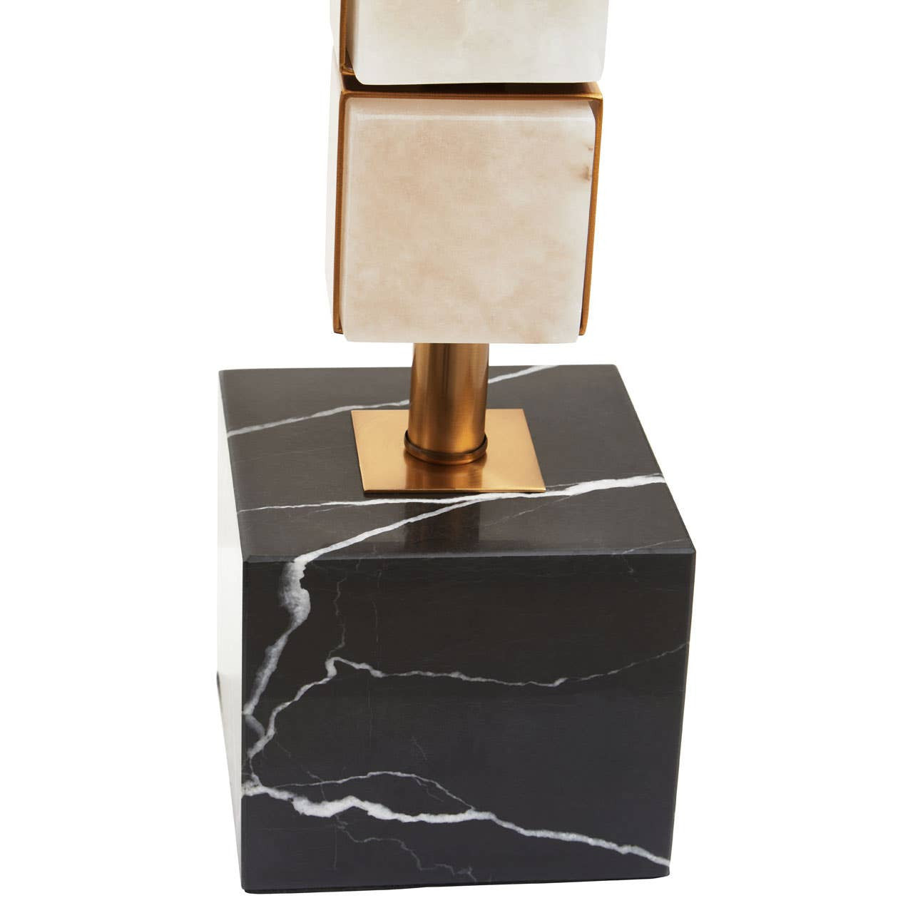 Caldera White Fabric Shade Table Lamp