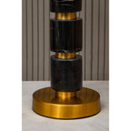 Caldera Grey Fabric Shade Table Lamp