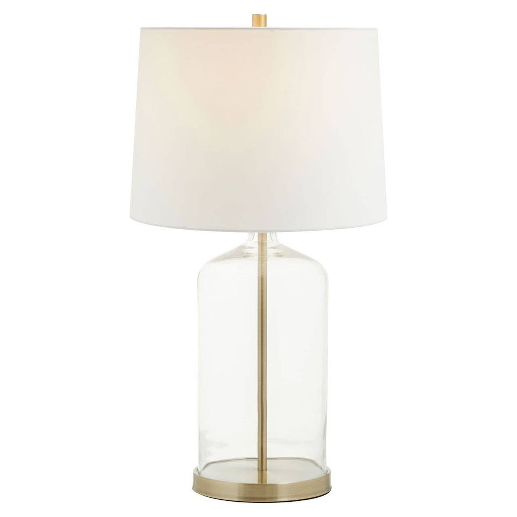 Talia White Fabric Shade Table Lamp