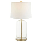 Talia White Fabric Shade Table Lamp
