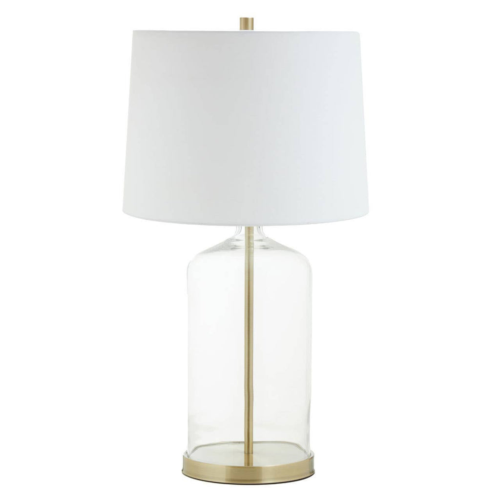 Talia White Fabric Shade Table Lamp