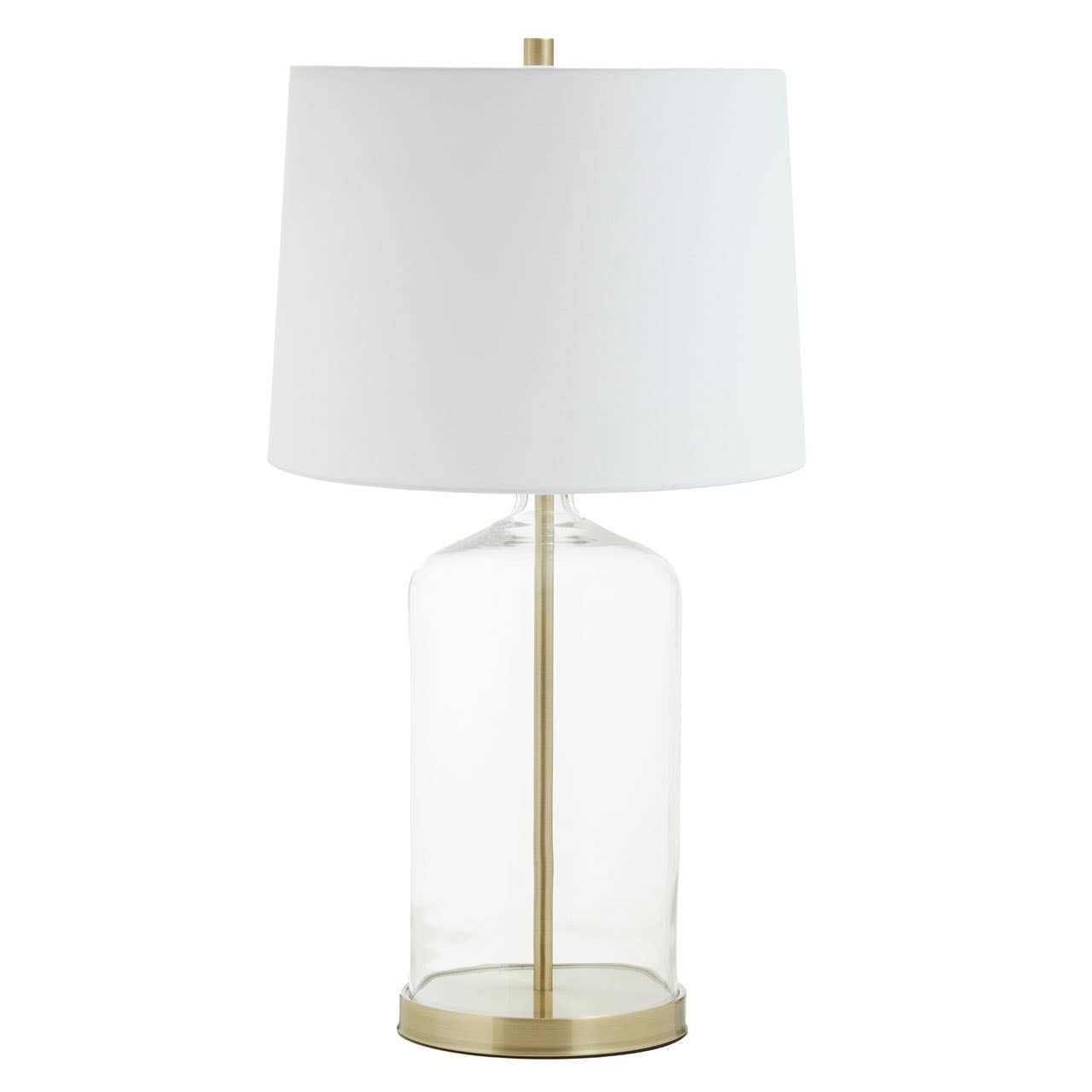 Talia White Fabric Shade Table Lamp