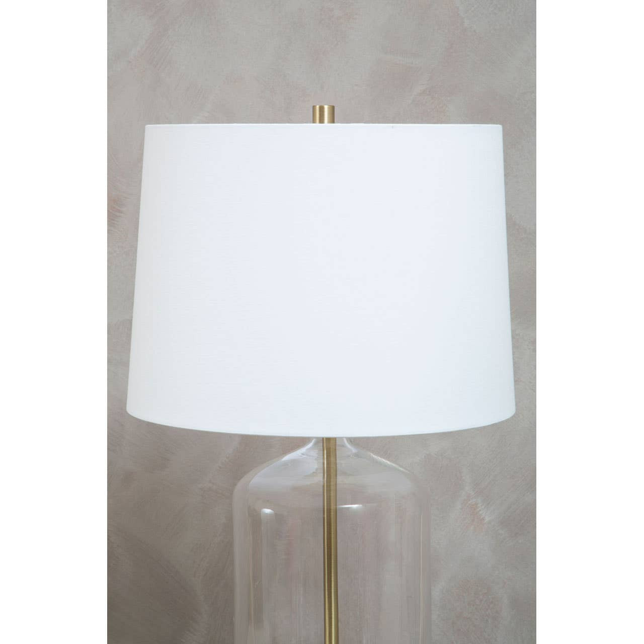 Talia White Fabric Shade Table Lamp
