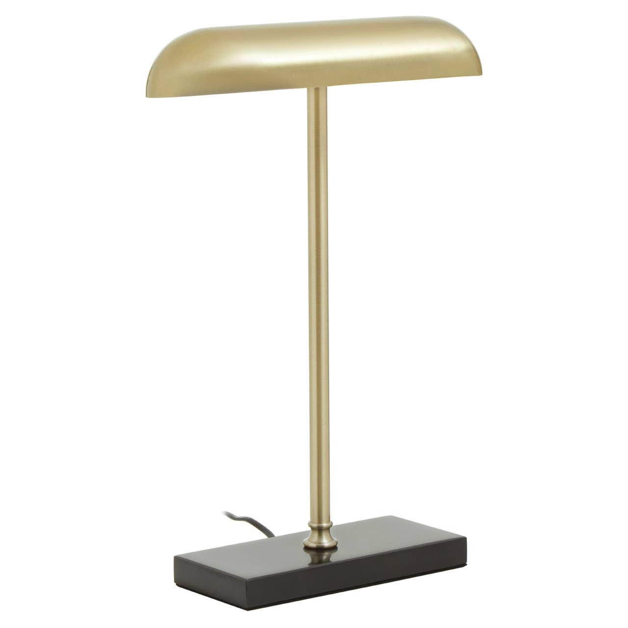 Halley Brass Finish Desk Lamp