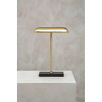Halley Brass Finish Desk Lamp