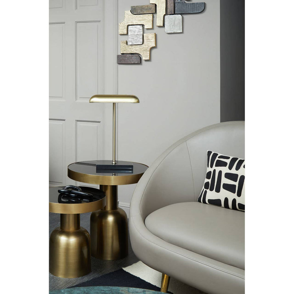 Halley Brass Finish Desk Lamp
