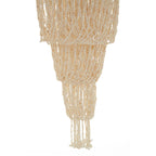 Coral Natural White and Amber Shell Large Pendant Shade