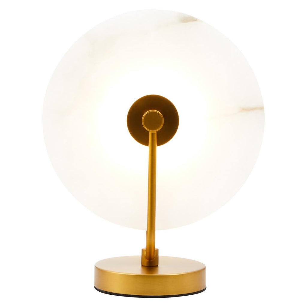Astoria White Marble And Gold Finish Table Lamp
