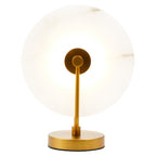 Astoria White Marble And Gold Finish Table Lamp