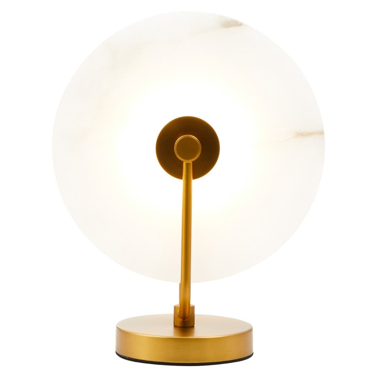 Astoria White Marble And Gold Finish Table Lamp