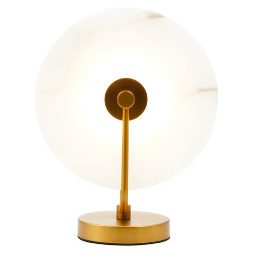 Astoria White Marble And Gold Finish Table Lamp