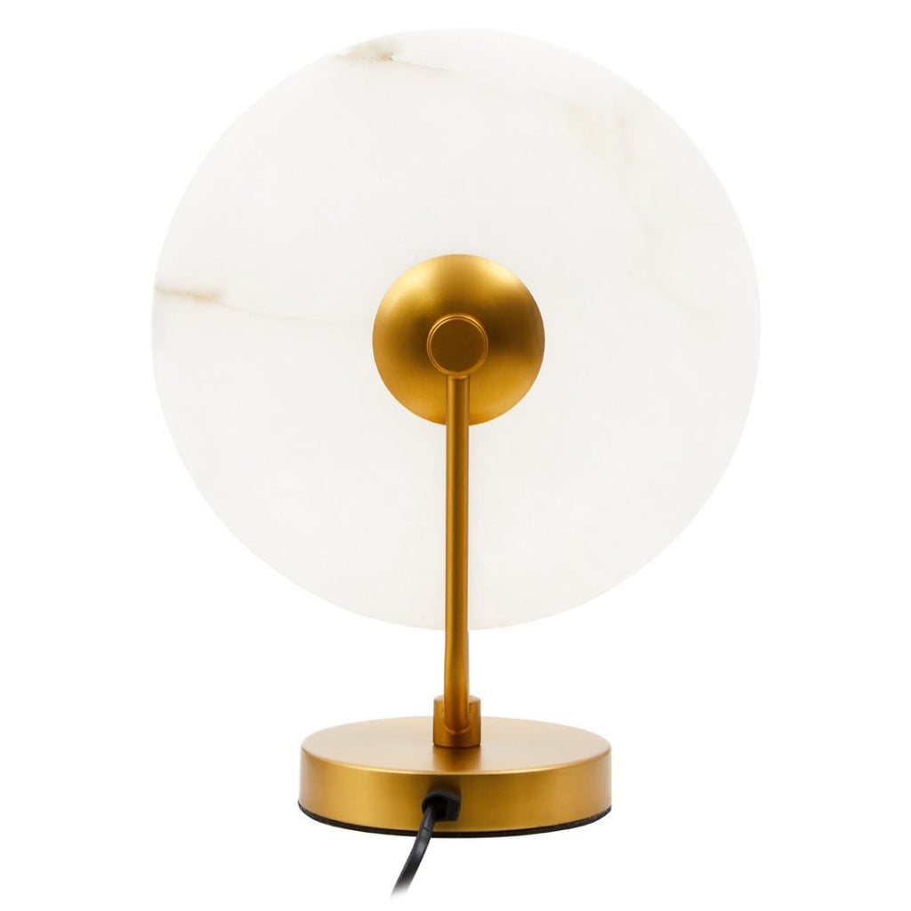 Astoria White Marble And Gold Finish Table Lamp