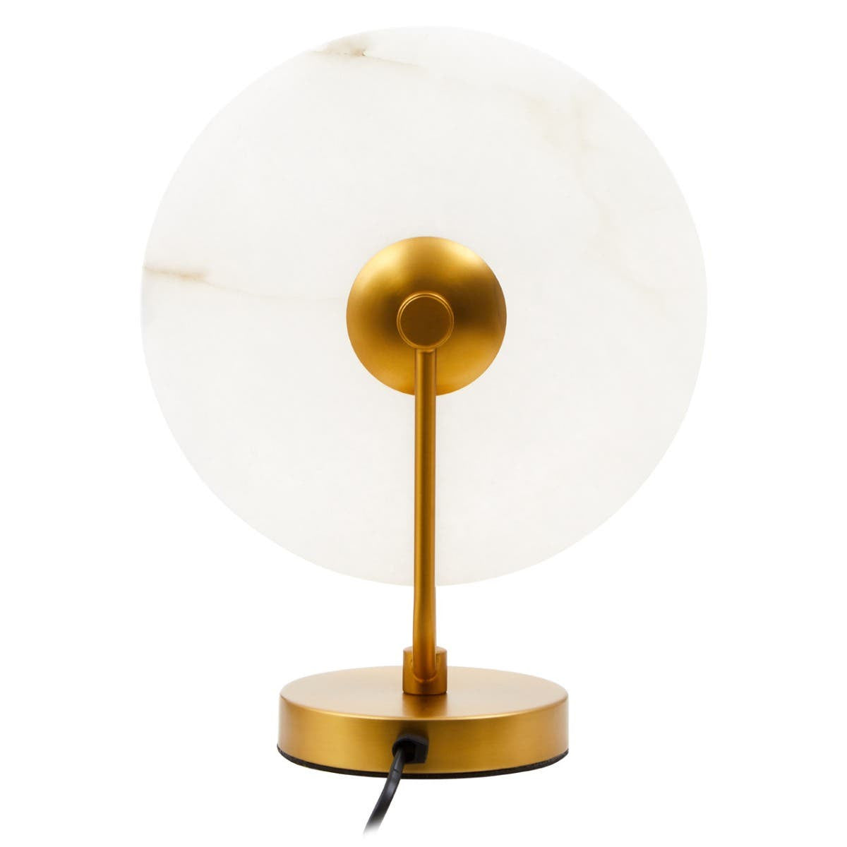 Astoria White Marble And Gold Finish Table Lamp