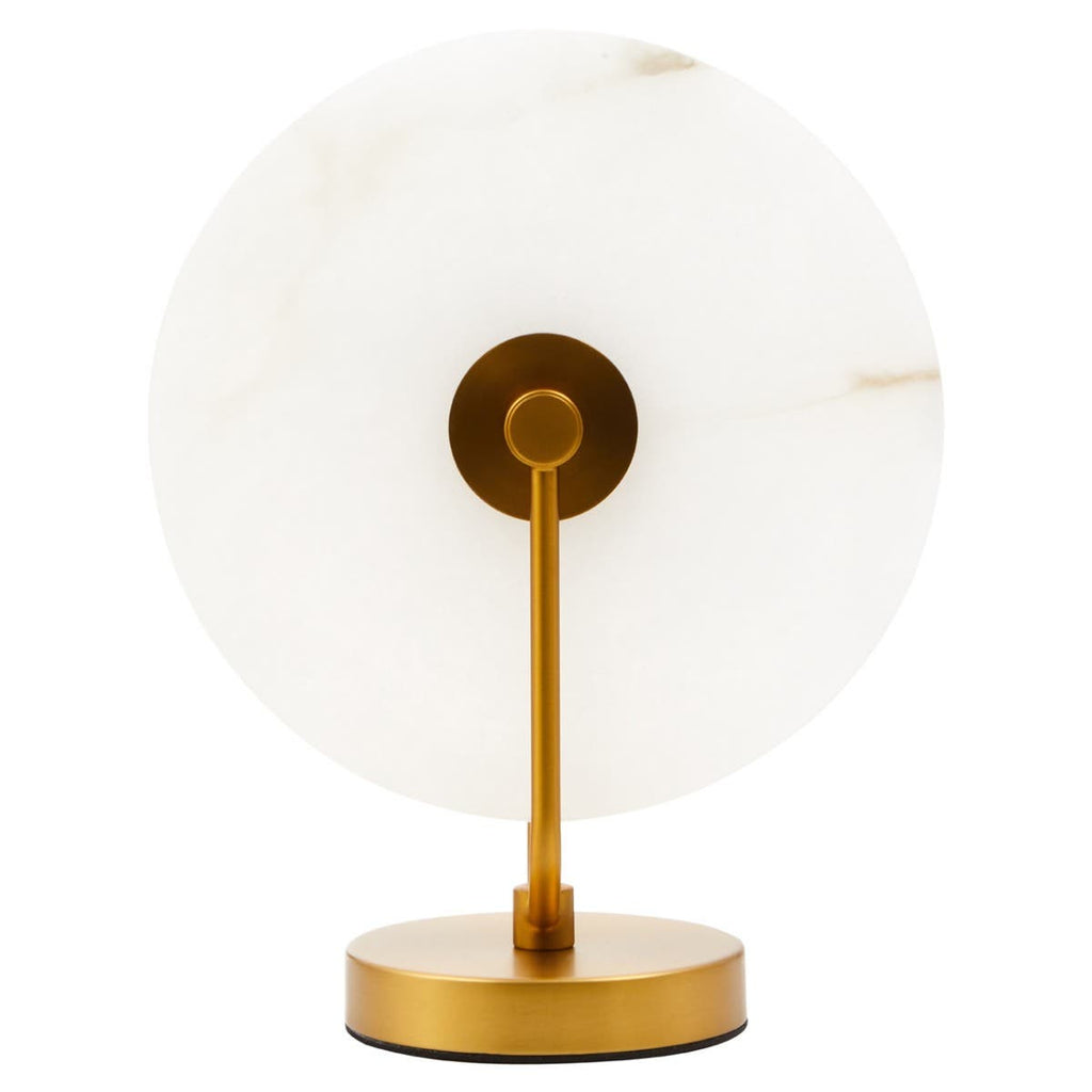 Astoria White Marble And Gold Finish Table Lamp