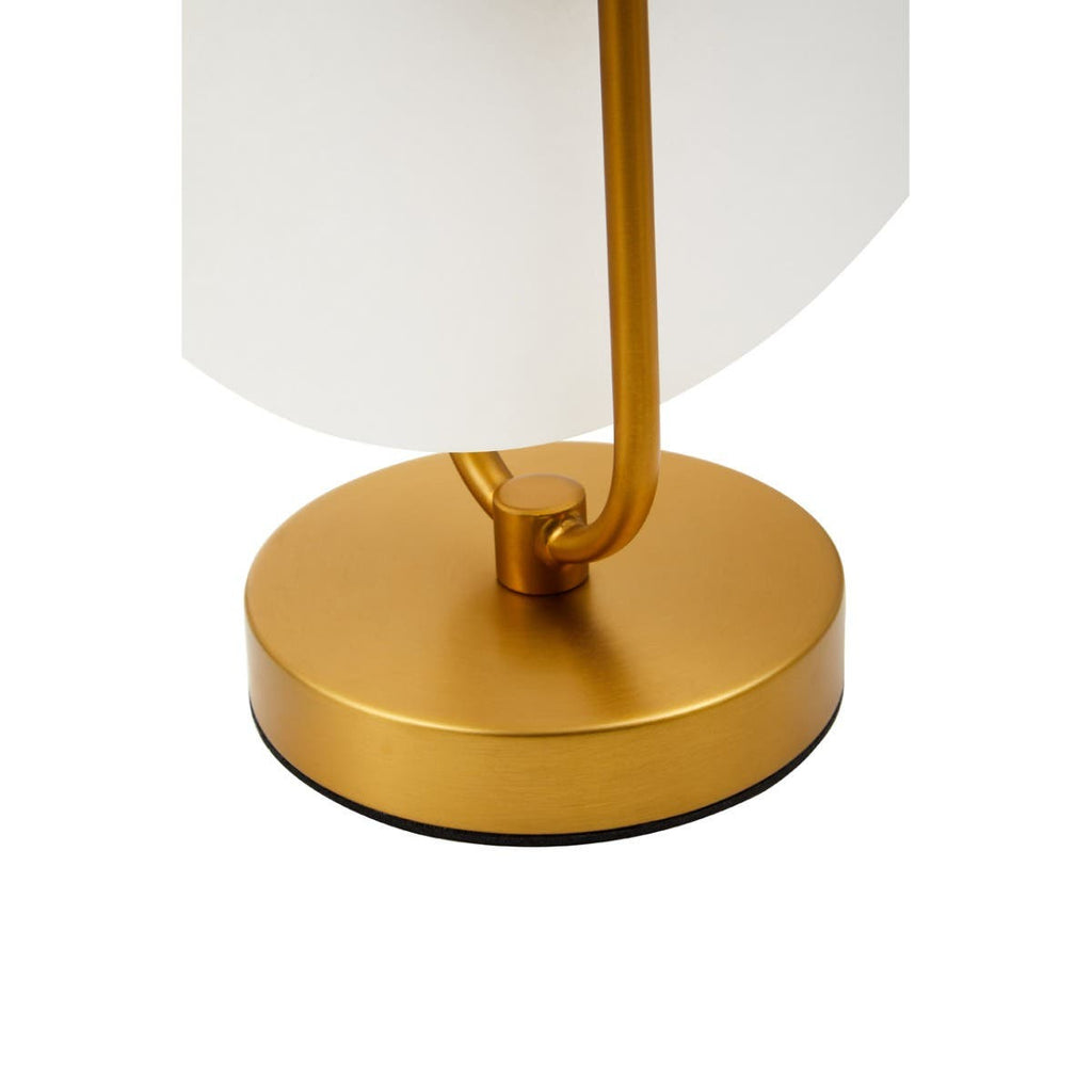 Astoria White Marble And Gold Finish Table Lamp