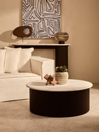 Delphine Large Ribbed Smoked Glass Table Lamp