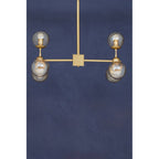 Suri Gold Finish 6 Arm Statement Pendant Light