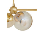 Suri Gold Finish 6 Arm Statement Pendant Light