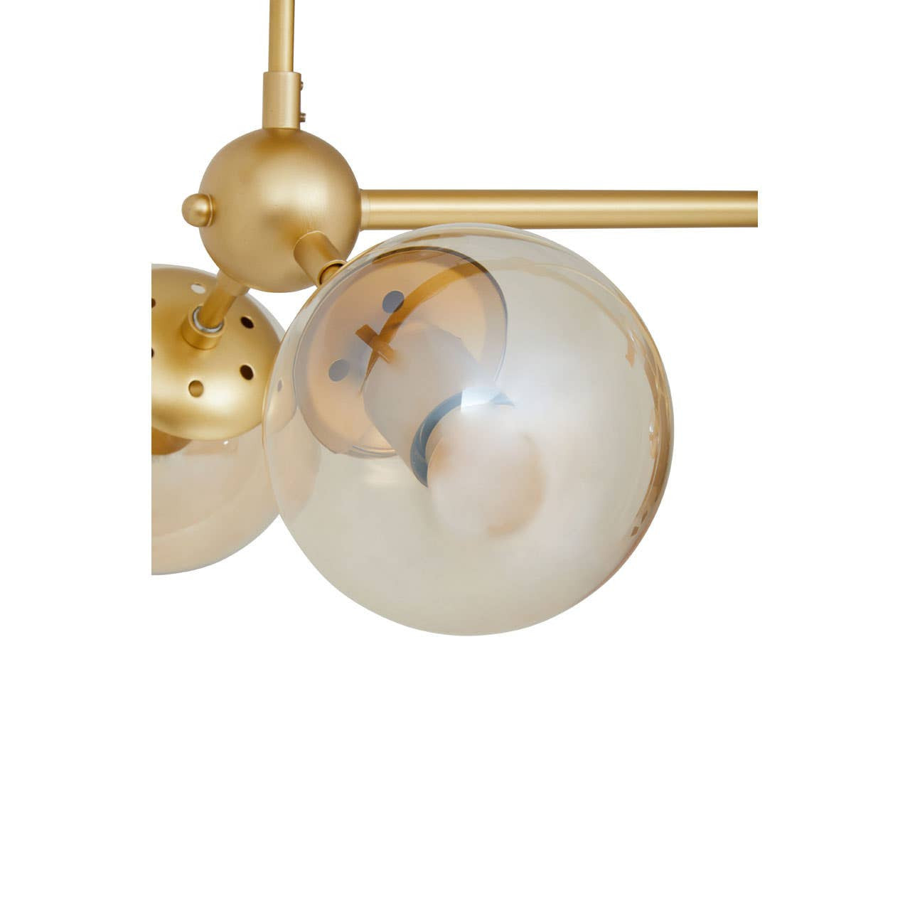 Suri Gold Finish 6 Arm Statement Pendant Light