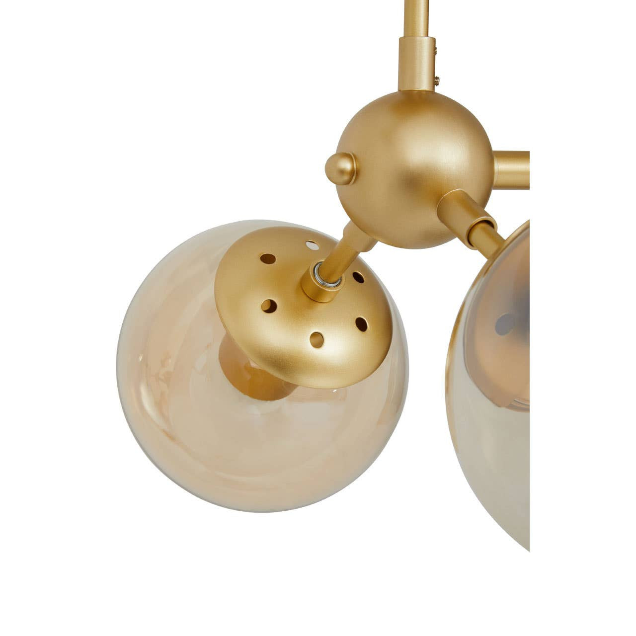 Suri Gold Finish 6 Arm Statement Pendant Light