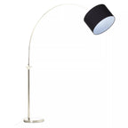 Atticus Satin Nickel Finish Metal Floor Lamp