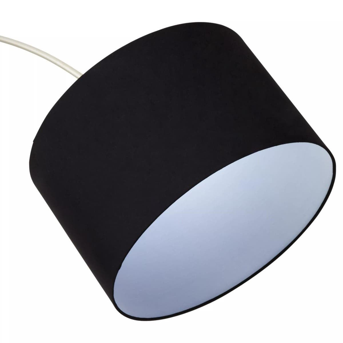 Atticus Satin Nickel Finish Metal Floor Lamp