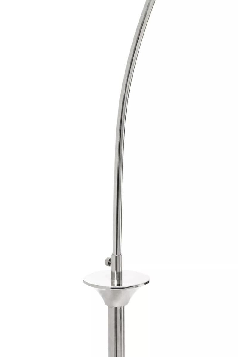 Atticus Satin Nickel Finish Metal Floor Lamp