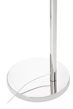 Atticus Satin Nickel Finish Metal Floor Lamp
