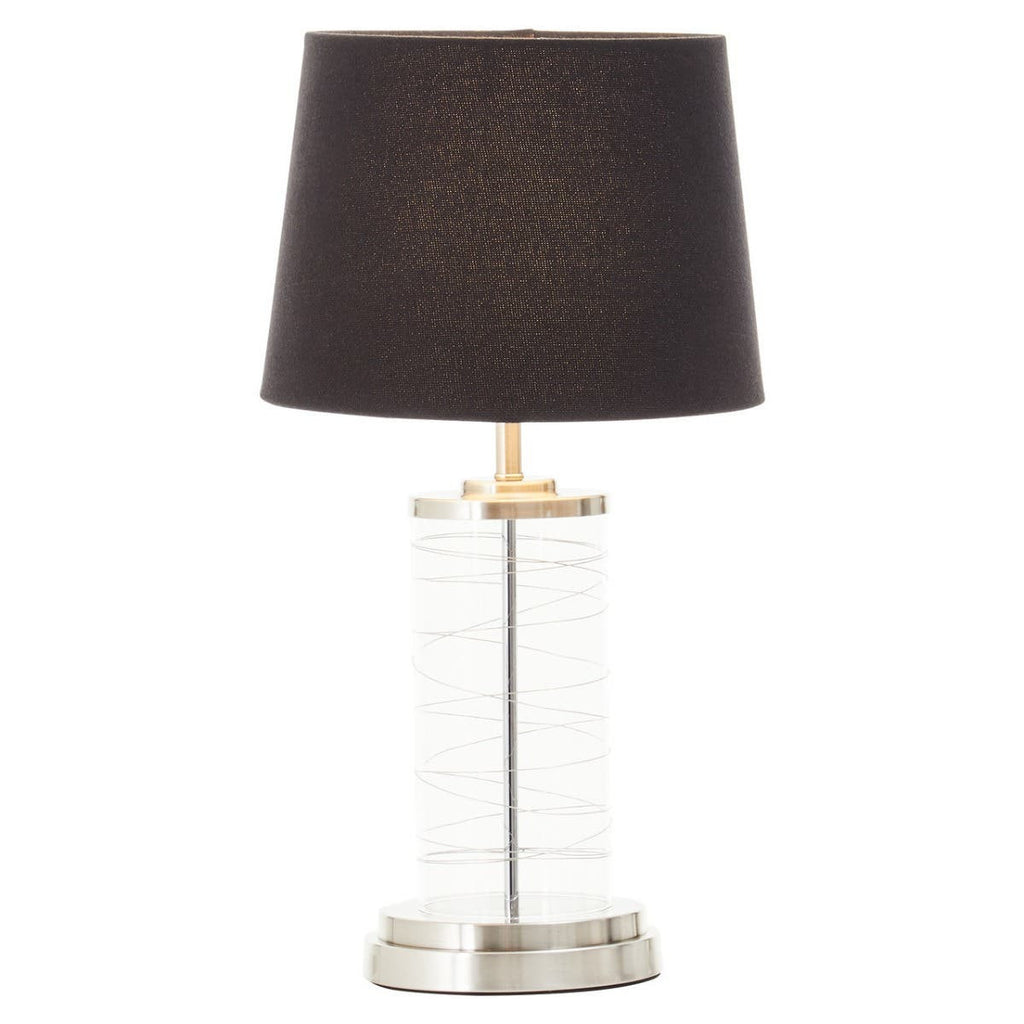Tamsin Glass Cylinder Table Lamp
