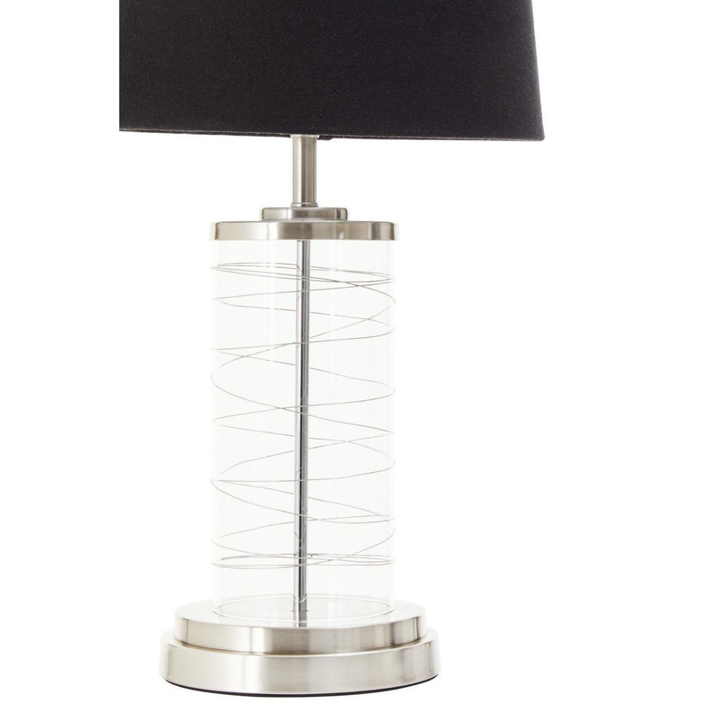 Tamsin Glass Cylinder Table Lamp