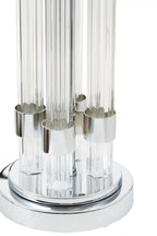Soren Matte Silver and Ivory Table Lamp