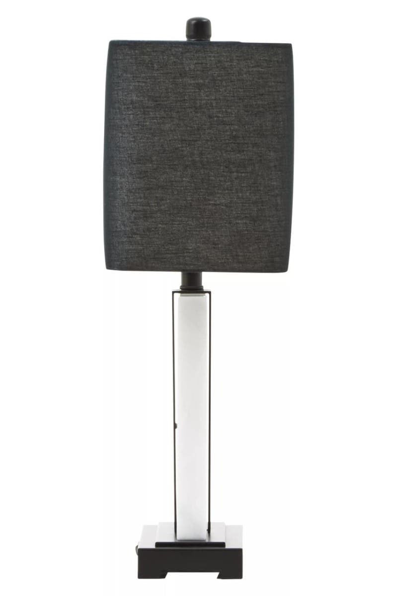 Margaux Black and White Marble Table Lamp