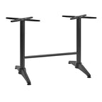 alby double dining table base black za.0119tb