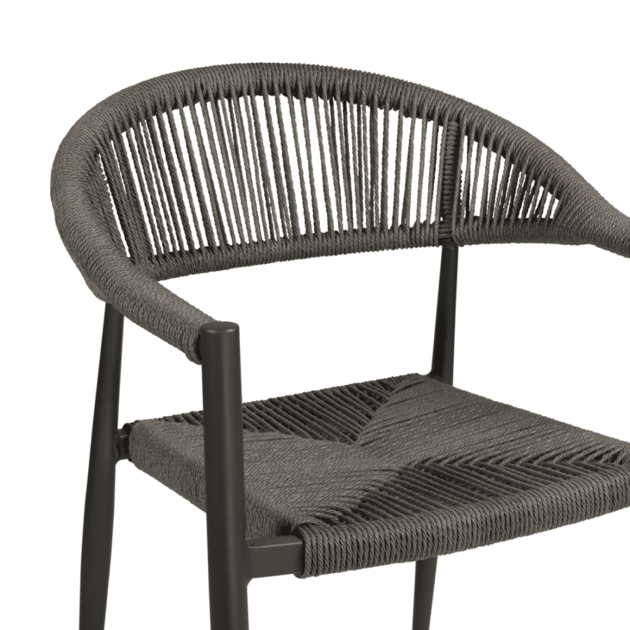 Atlantic Armchair Dark Grey Detail 1