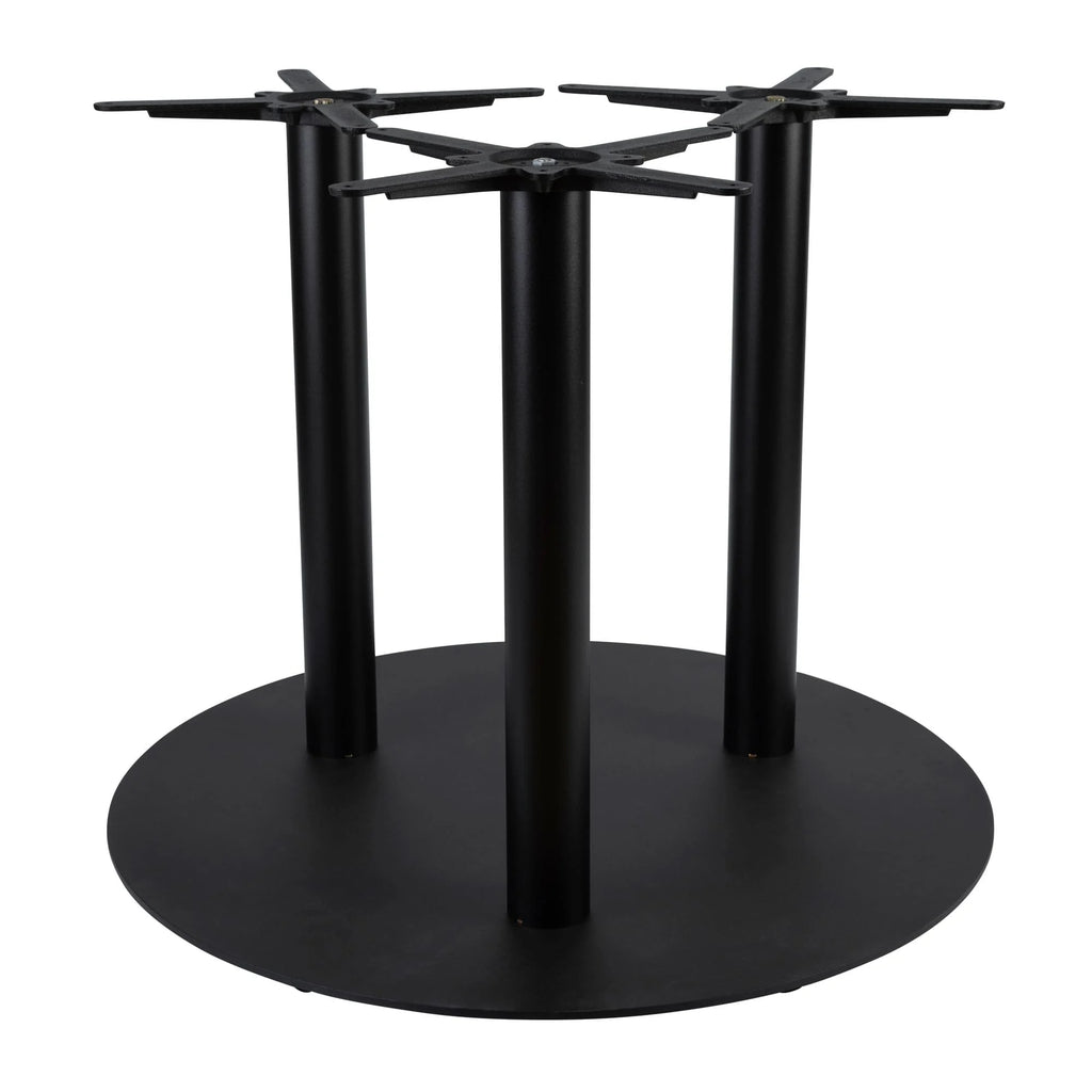 Boston Dining Height Table Base Extra Large Round Black