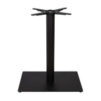 Boston Dining Height Table Base Small Rectangular Fluted Black Side