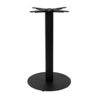 Boston Dining Height Table Base Small Round Fluted Black