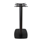 Boston Mid Height Table Base Large Rectangular Radius Edges Black Side