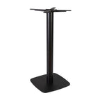 Boston Mid Height Table Base Small Square Radius Edges Black