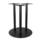 Boston Poseur Height Table Base Extra Large Fluted Round Black