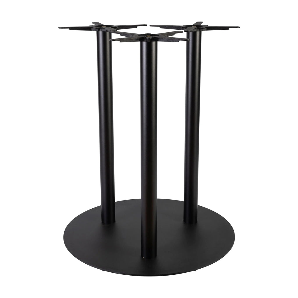 Boston Poseur Height Table Base Extra Large Round Black