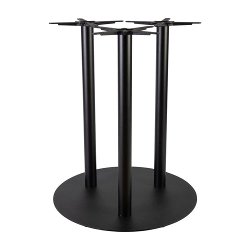 Boston Poseur Height Table Base Extra Large Round Black