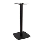 Boston Poseur Height Table Base Large Square Radius Edges Black