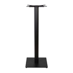 Boston Poseur Height Table Base Small Square Fluted Black Side