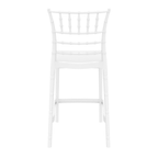 Chiavari Bar Stool 65 Glossy White Back