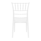 Chiavari Side Chair Glossy White Back