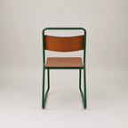 Retro canteen chair – Dark green