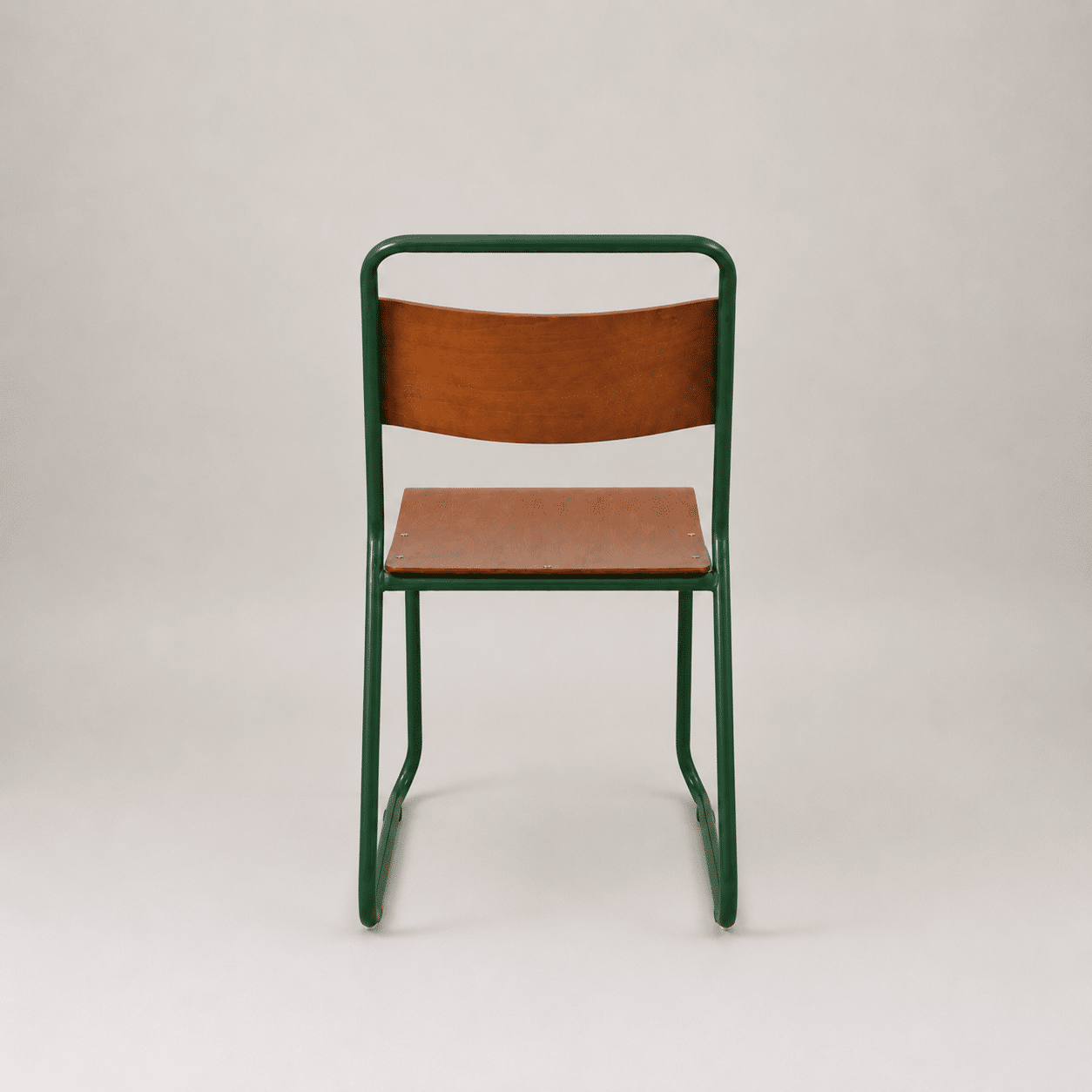 Retro canteen chair – Dark green