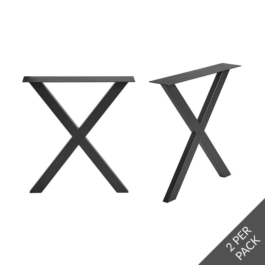 Double Cross - X Base - Black - Dining